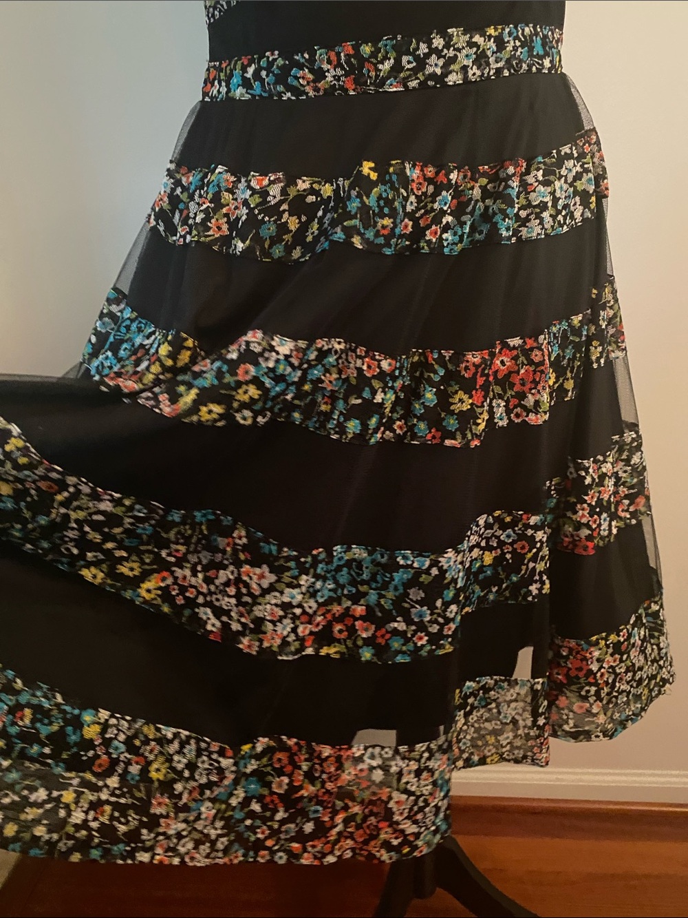 Vintage Betsy Johnson strapless dress size 10 - Picture 4 of 14